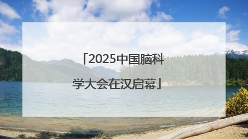 2025中国脑科学大会在汉启幕