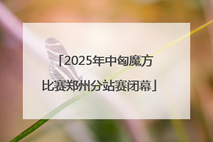 2025年中匈魔方比赛郑州分站赛闭幕