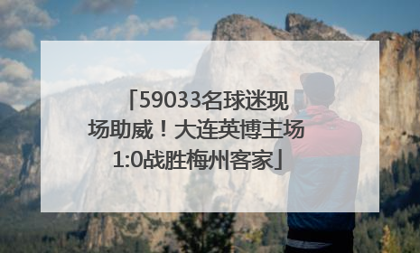 59033名球迷现场助威！大连英博主场1:0战胜梅州客家