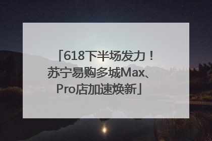 618下半场发力！苏宁易购多城Max、Pro店加速焕新